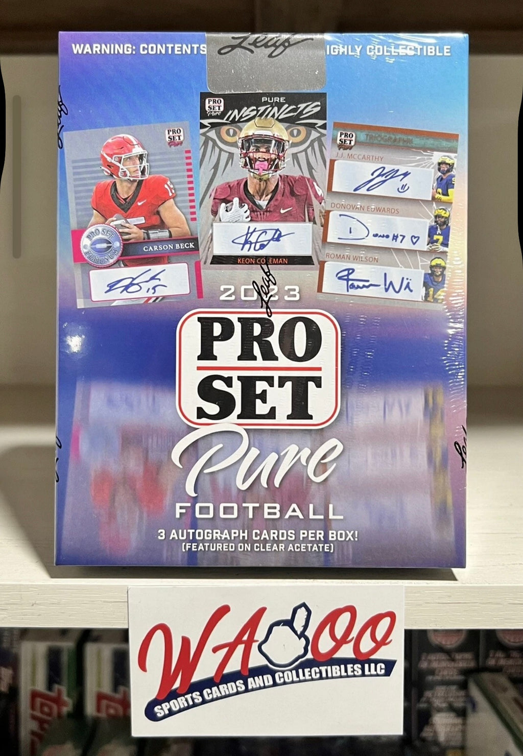2023 Leaf Pro Set Pure Football Hobby Box