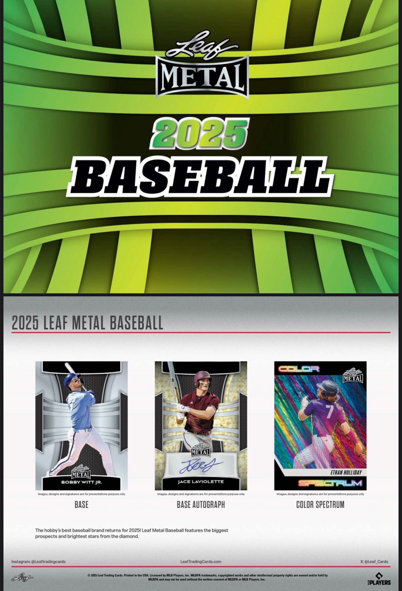 2025 Leaf Metal Baseball Hobby Box