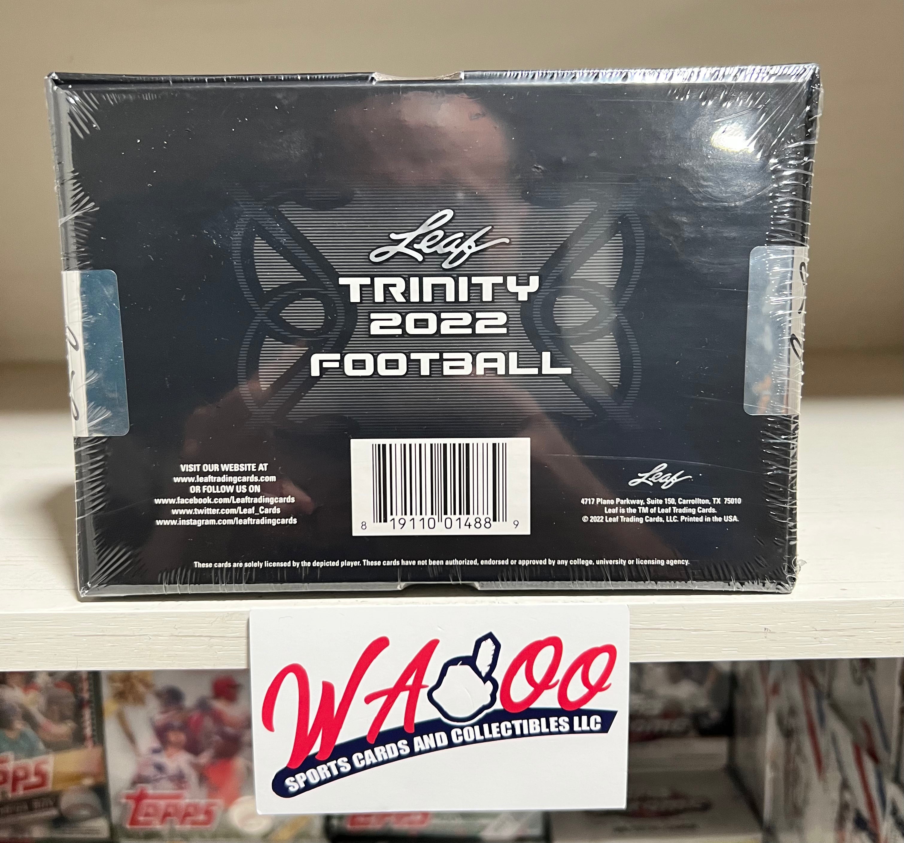 2022 Leaf Trinity Football Hobby Box