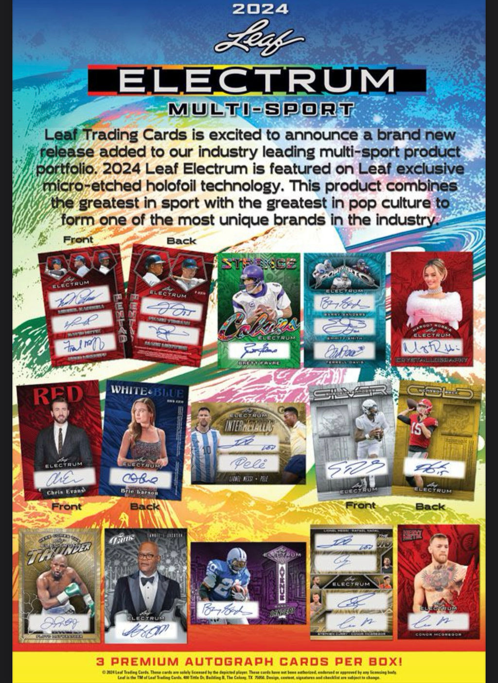 2024 Leaf Electrum Multi-Sport Hobby Box
