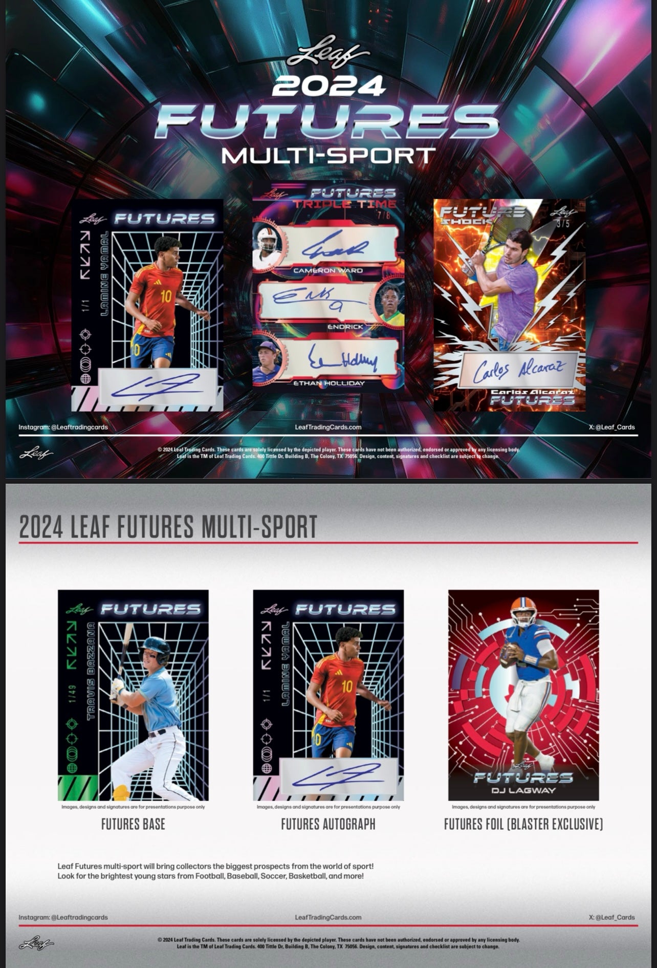 2024 Leaf Futures Multi Sport Hobby Box
