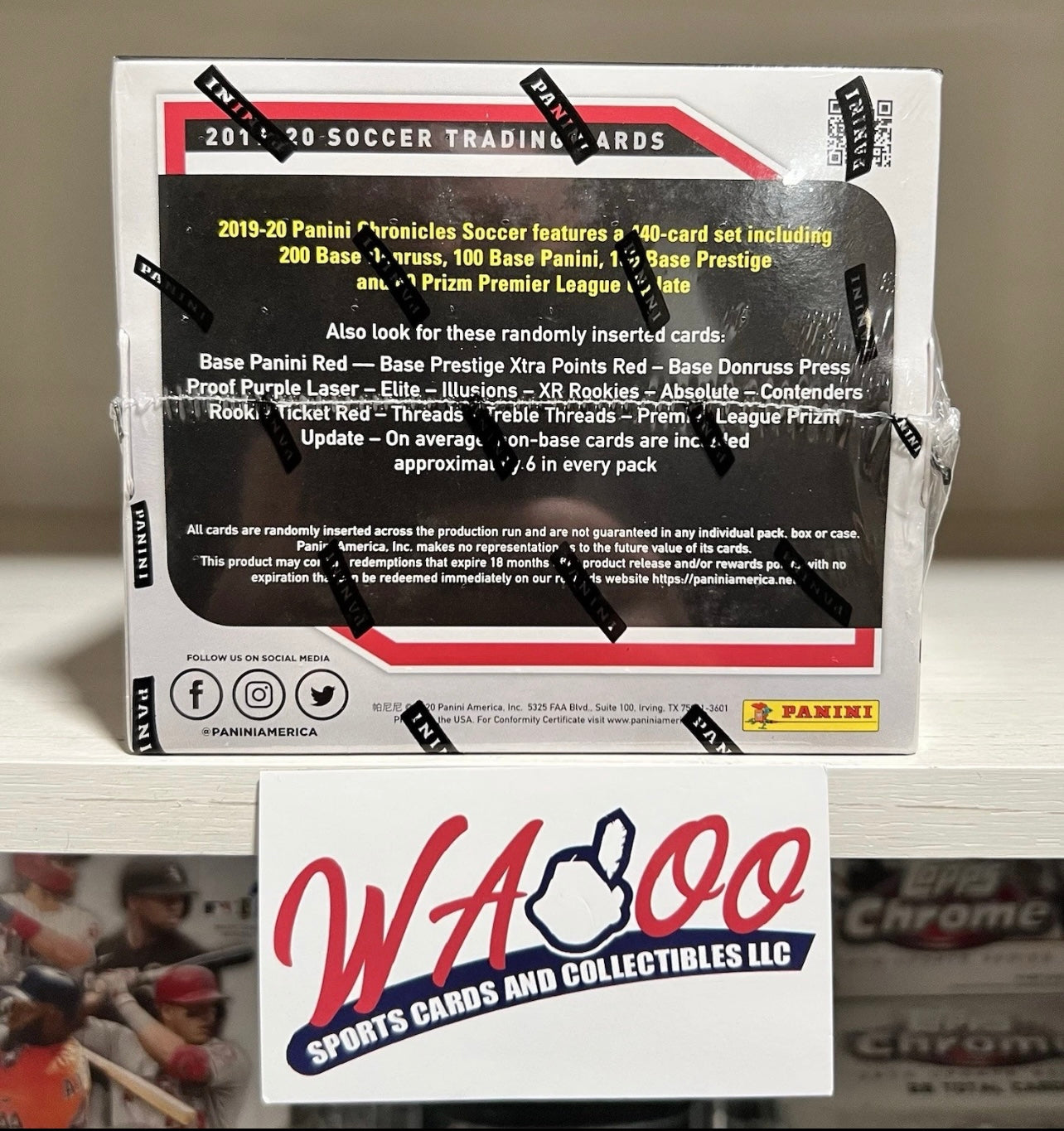 2019/20 Panini Chronicles Soccer Tmall Asia Edition Hobby Box