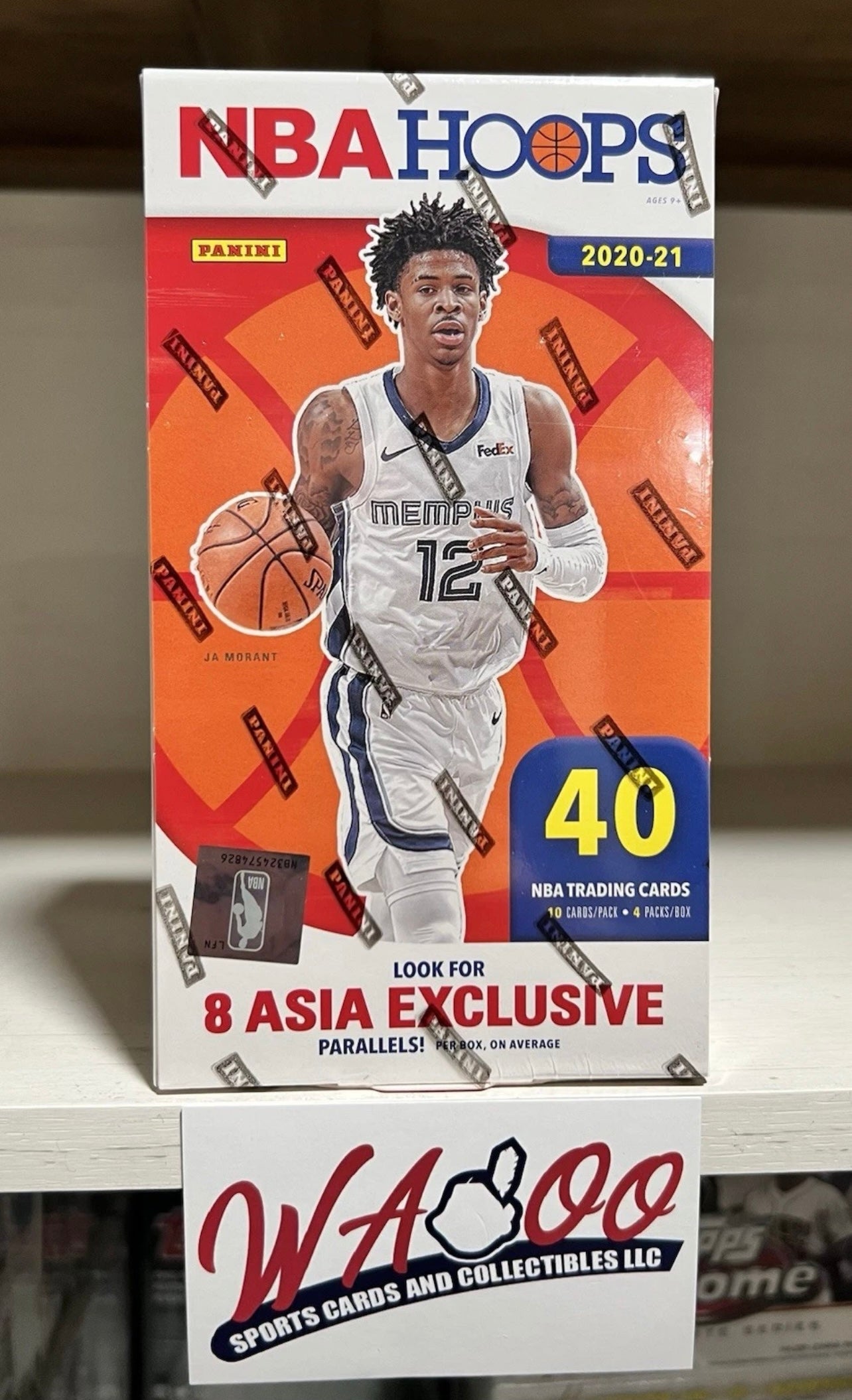 2020/21 Panini NBA Hoops Basketball Tmall Asia Edition Hobby Box