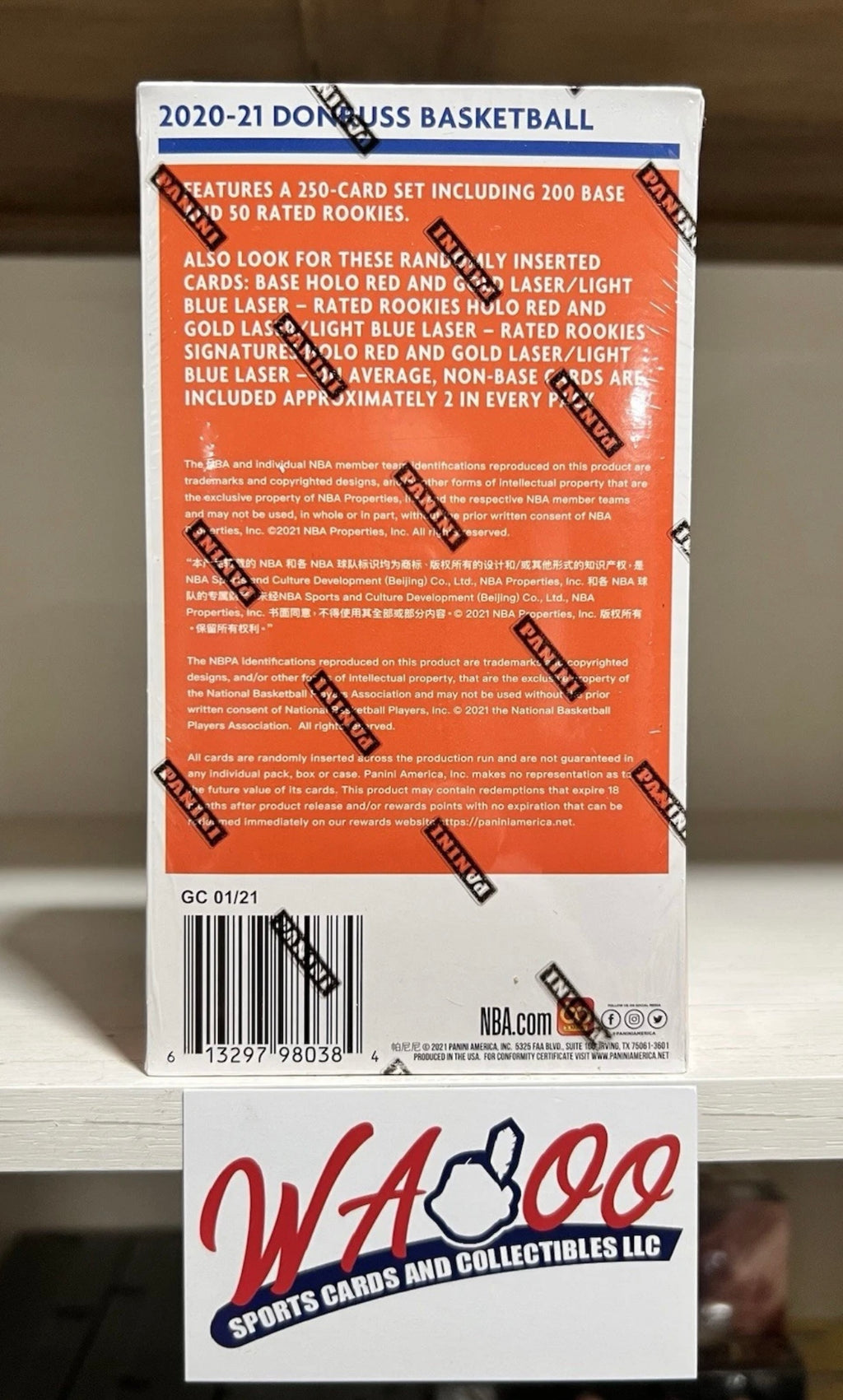 2020/21 Panini Donruss NBA Basketball Asia Tmall Edition Hobby Box