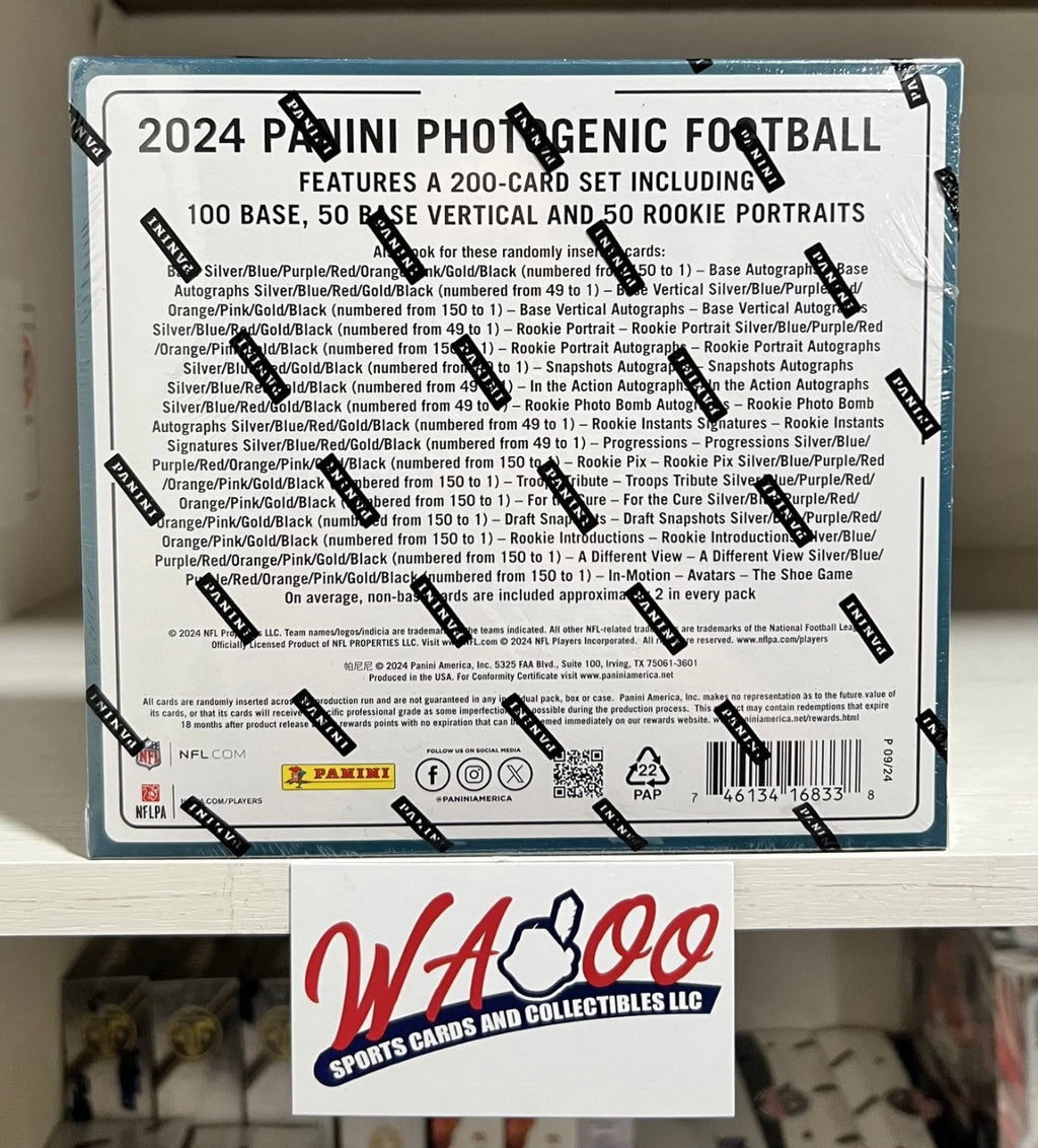 2024 Panini Photogenic Football Hobby Box