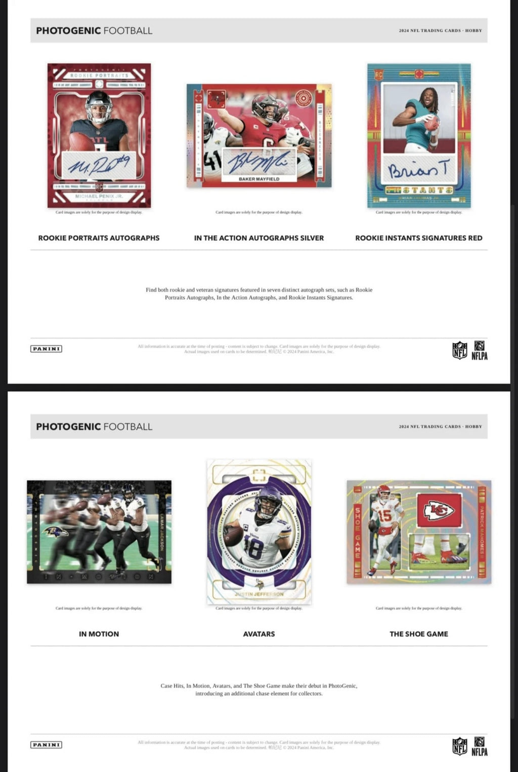 2024 Panini Photogenic Football Hobby Box