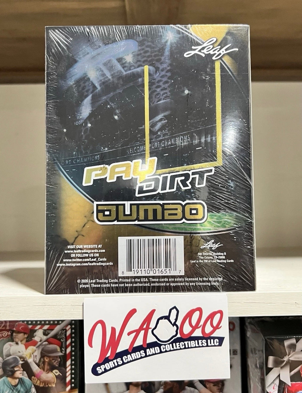 2026 Leaf Paydirt Football Jumbo Box