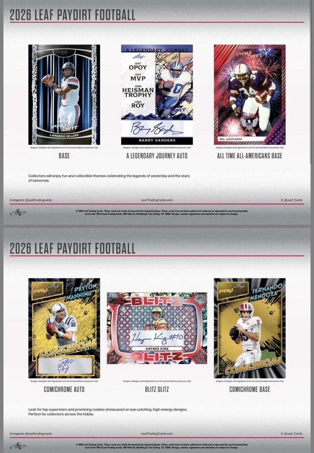 2026 Leaf Paydirt Football Jumbo Box