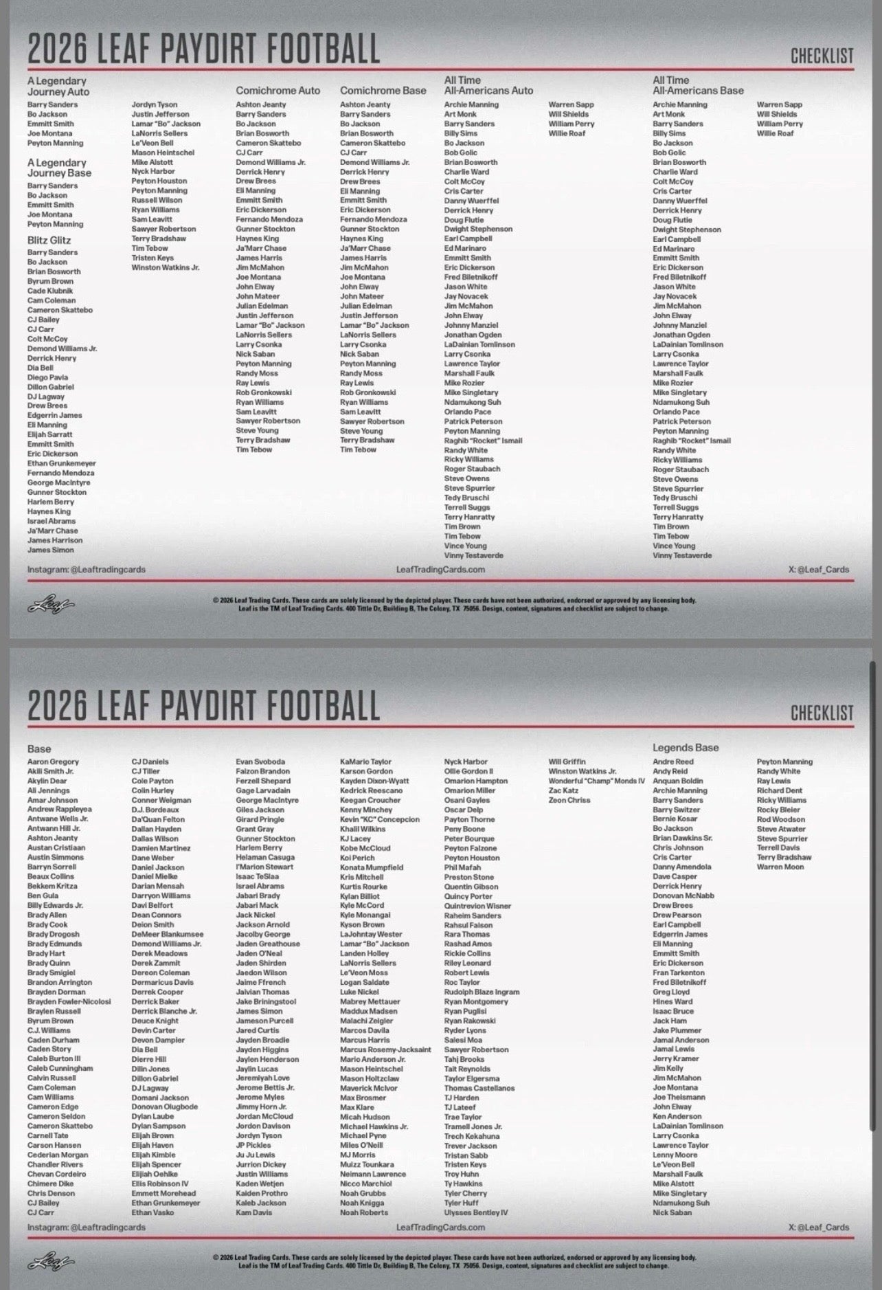 2026 Leaf Paydirt Football Jumbo Box