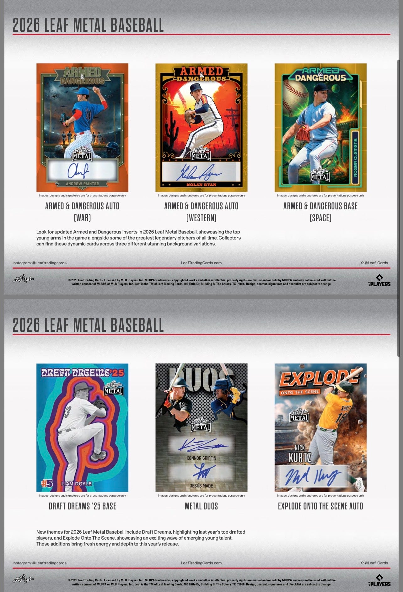 2026 Leaf Metal Baseball Jumbo Box
