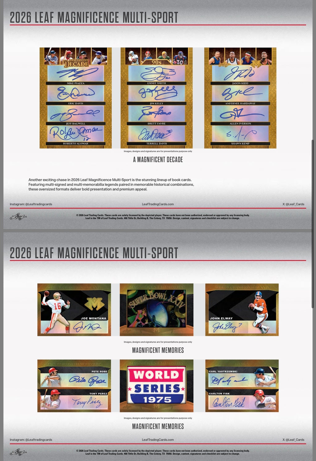 2026 Leaf Magnificence Multi-Sport Box
