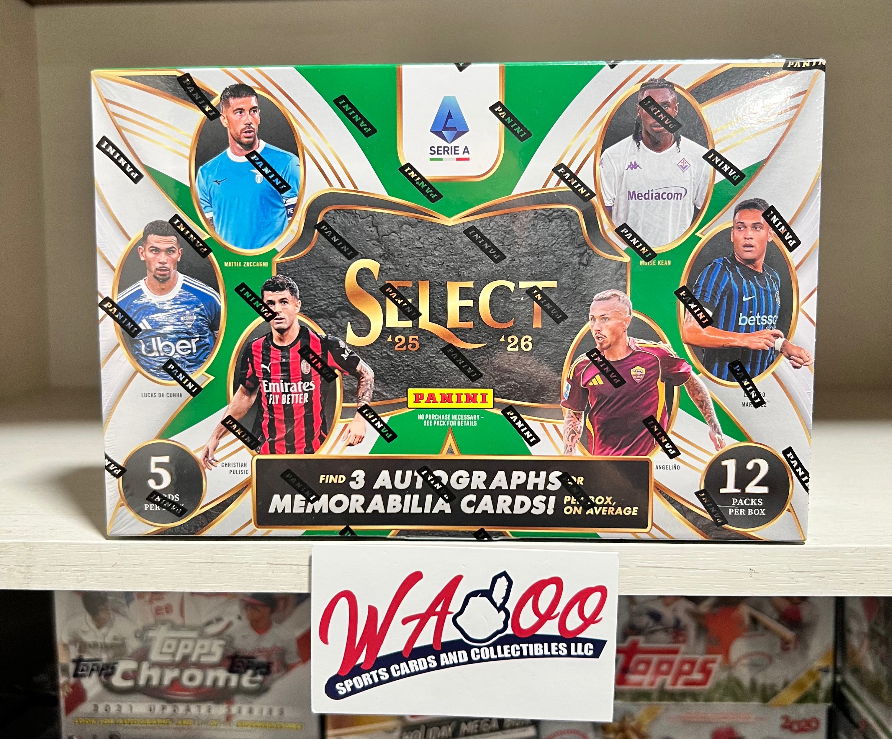 2025/26 Panini Select Serie A Soccer Hobby Box