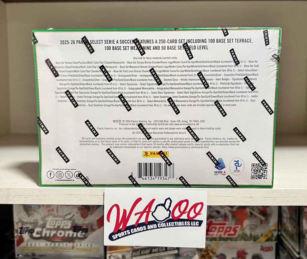 2025/26 Panini Select Serie A Soccer Hobby Box