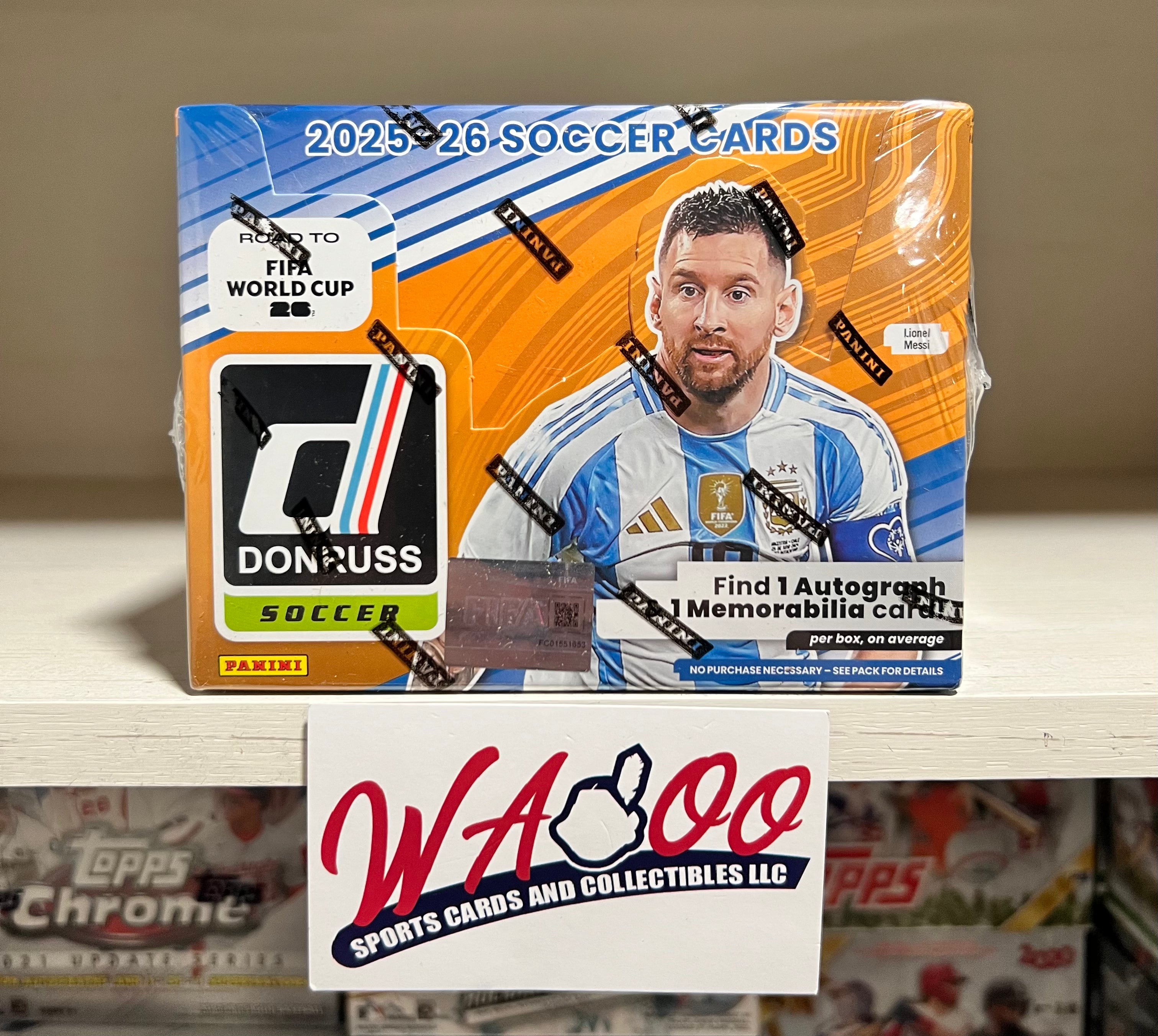 2025/26 Panini Donruss Road To FIFA World Cup 26 Soccer Hobby Box