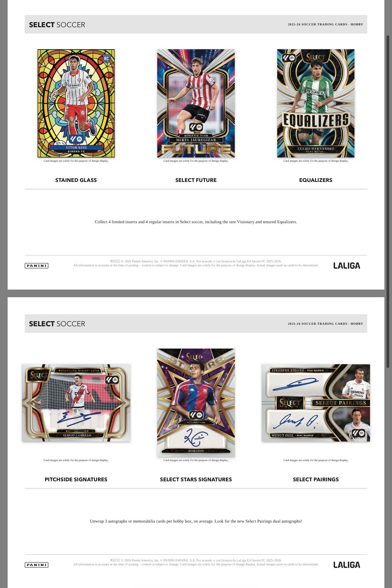2025/26 Panini Select La Liga Soccer Hobby Box