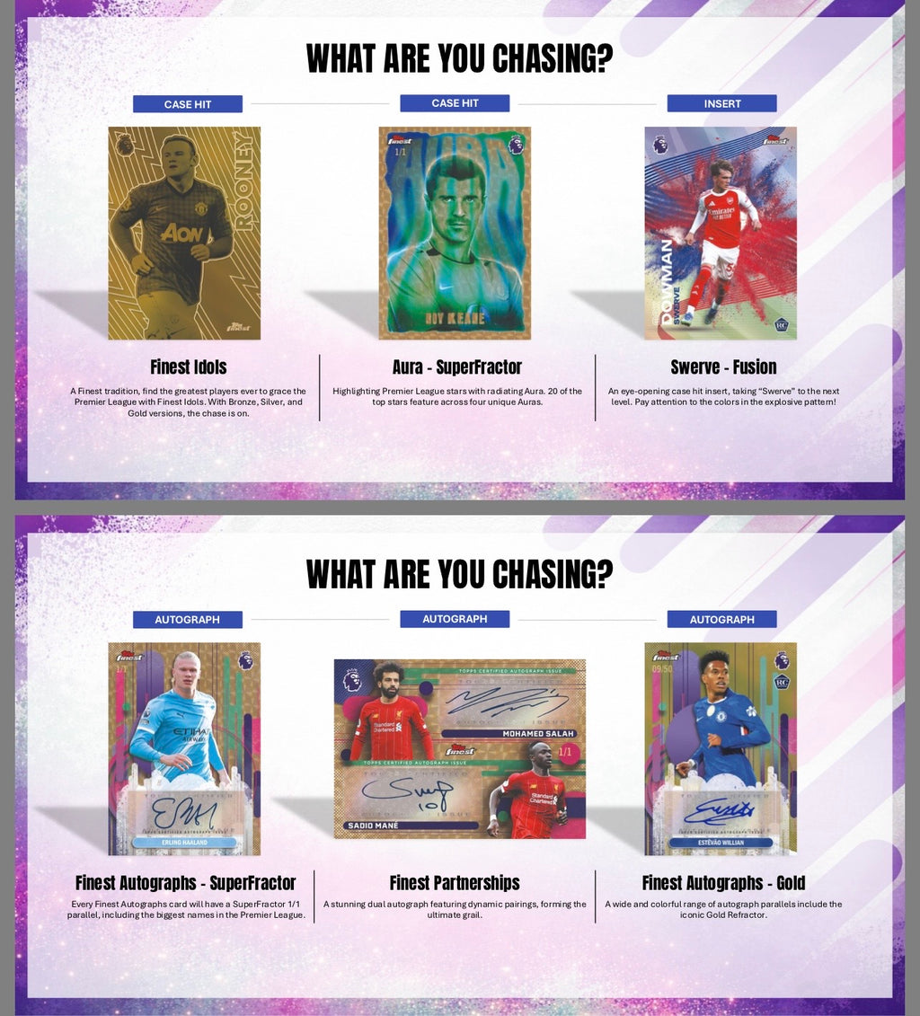 2026 Topps Finest Premier League Soccer Hobby Box