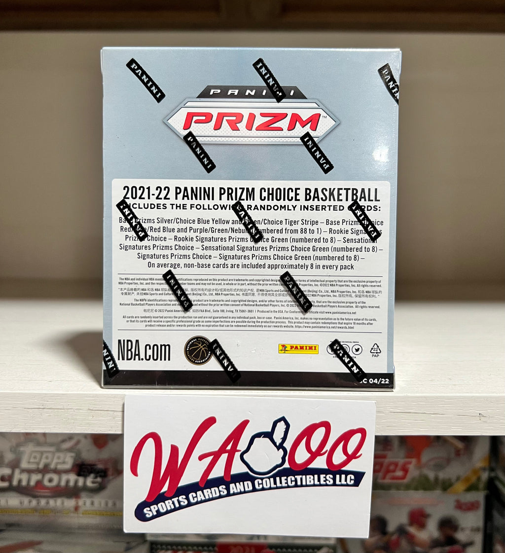 2021/22 Panini Prizm Choice Basketball Box