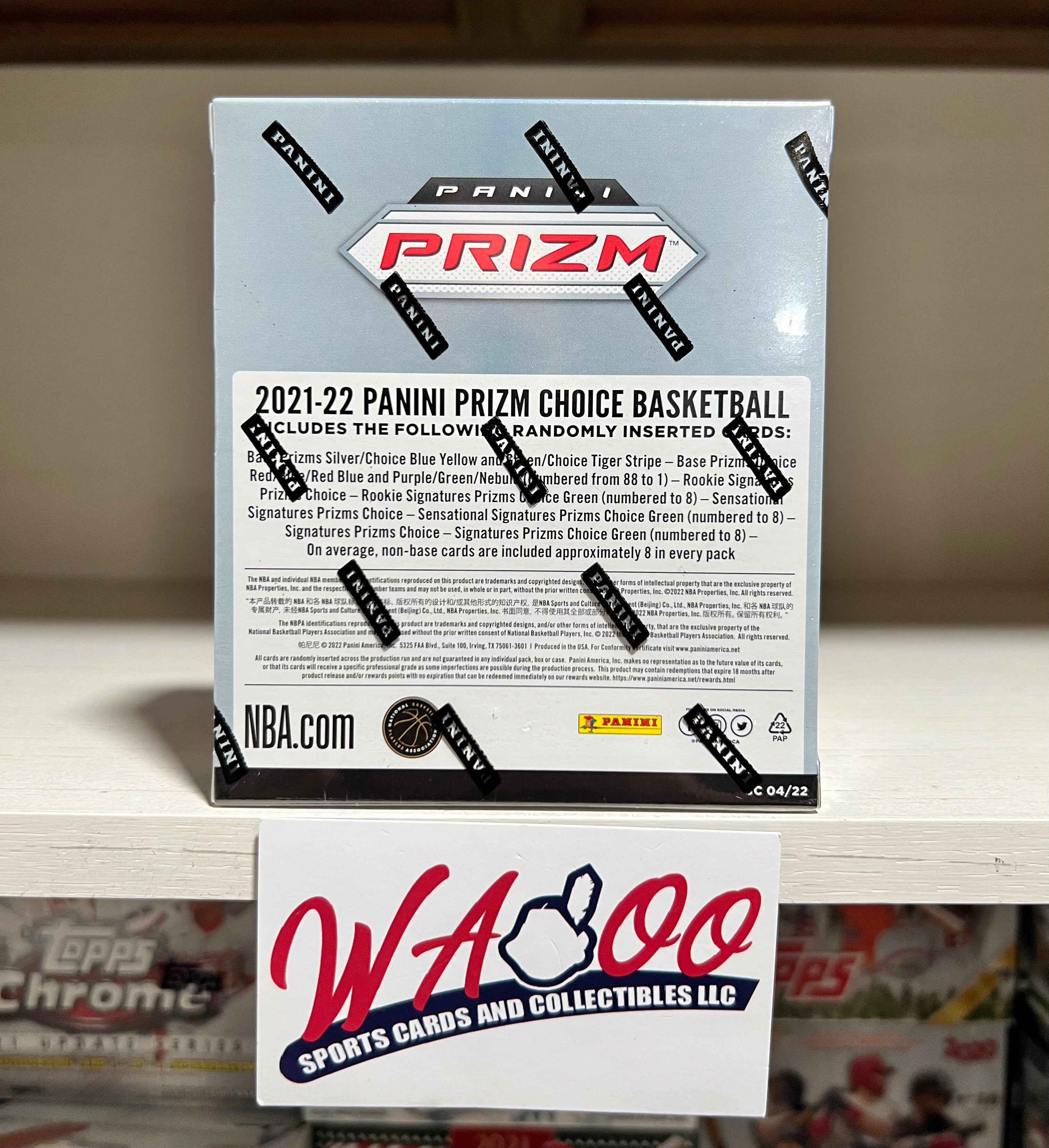 2021/22 Panini Prizm Choice Basketball Box