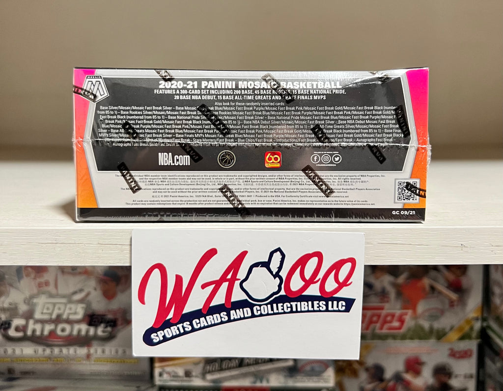 2020/21 Panini Mosaic Basketball Fast Break Hobby Box