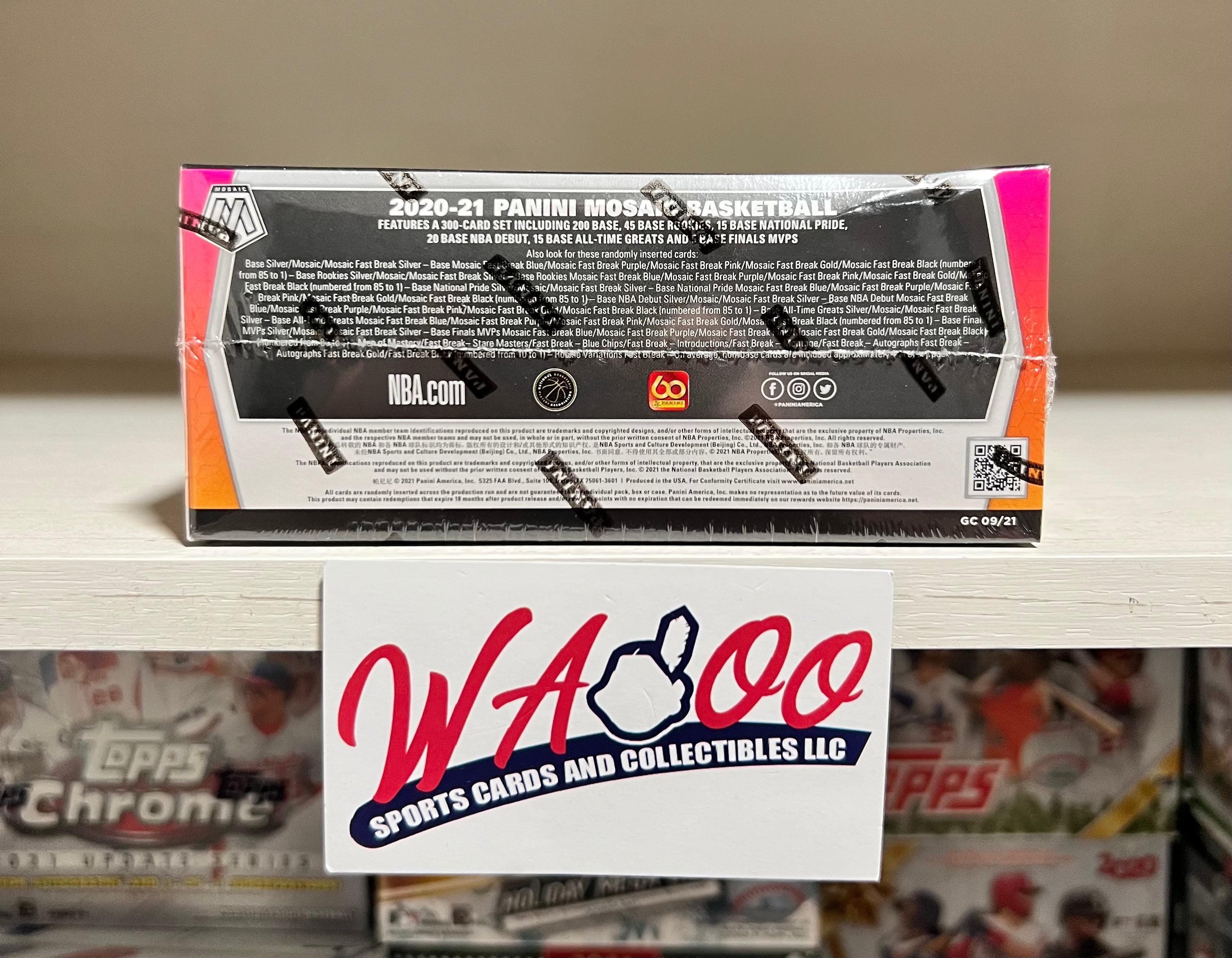 2020/21 Panini Mosaic Basketball Fast Break Hobby Box