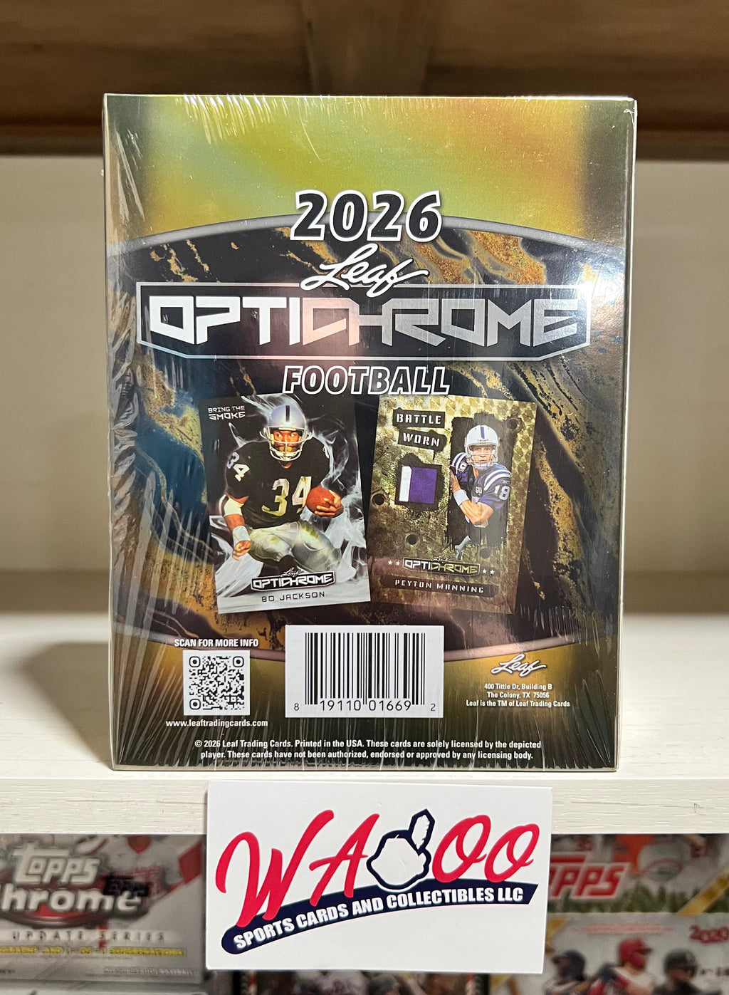 2026 Leaf Optichrome Football Hobby Box