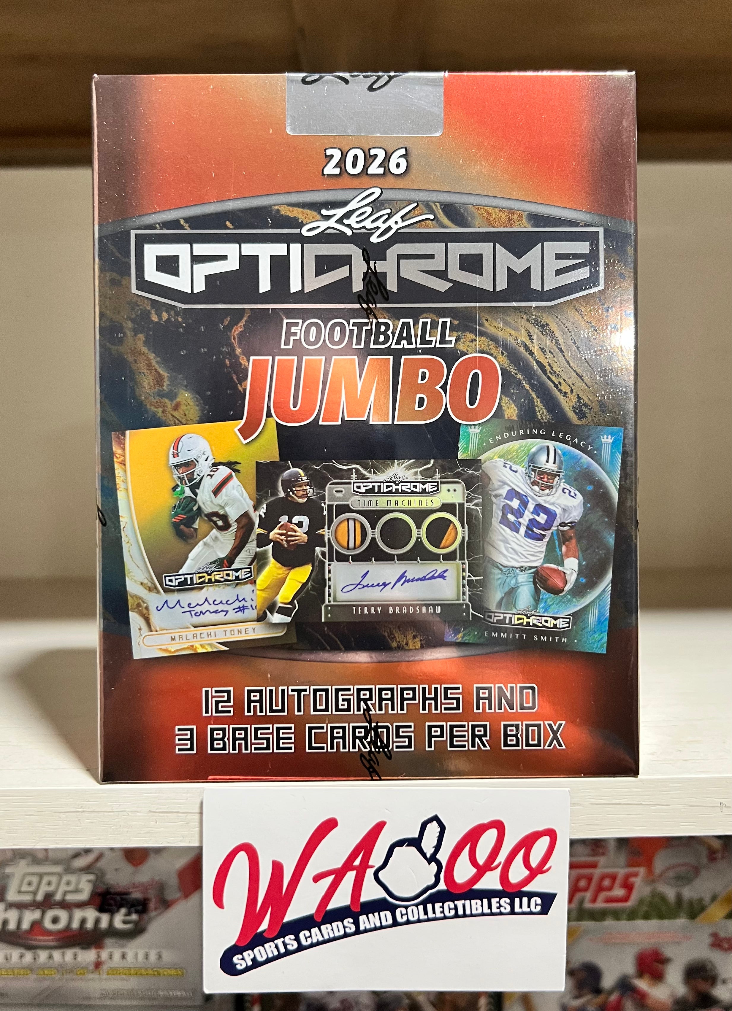 2026 Leaf Optichrome Football Jumbo Box