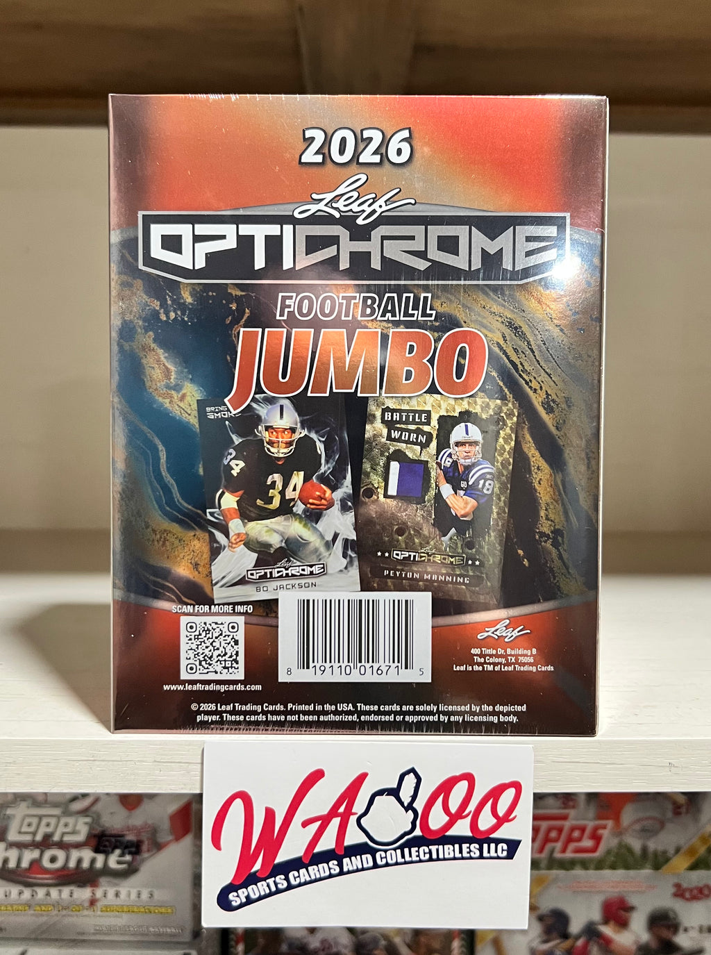 2026 Leaf Optichrome Football Jumbo Box
