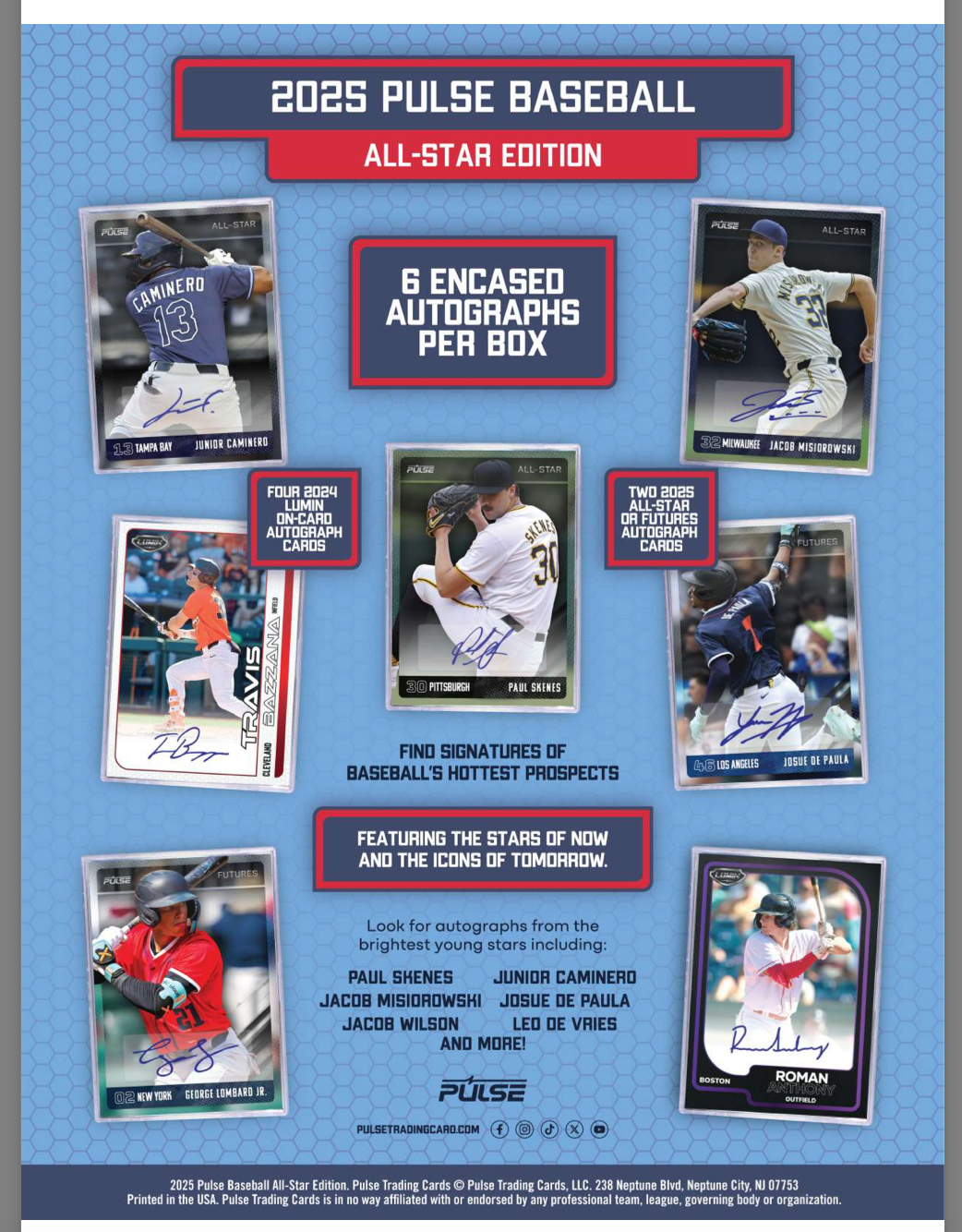 2025 Pulse All Star Baseball Hobby Box